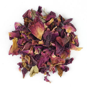 Red Rose Petals (Rosa centifolia), Organic